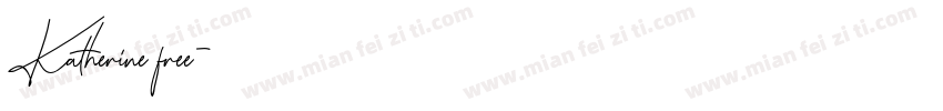Katherine free字体转换
